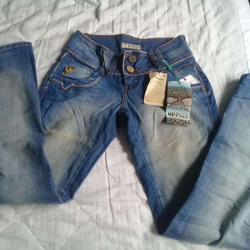 Calças jeans best sale feminina oppnus