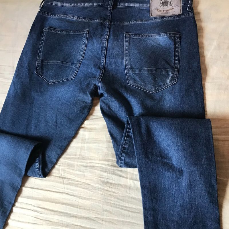 Calça jeans sales masculina khelf