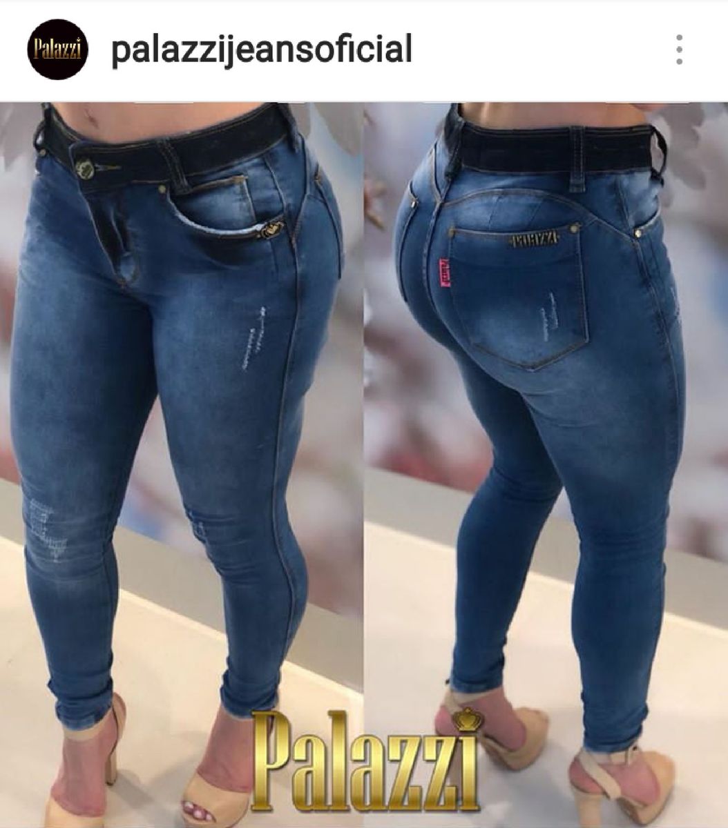 calça palazzi jeans