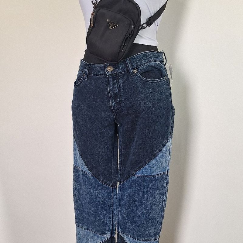 Calça Jeans Patchwork Adidas Calça Feminina Adidas Usado 111034840  enjoei