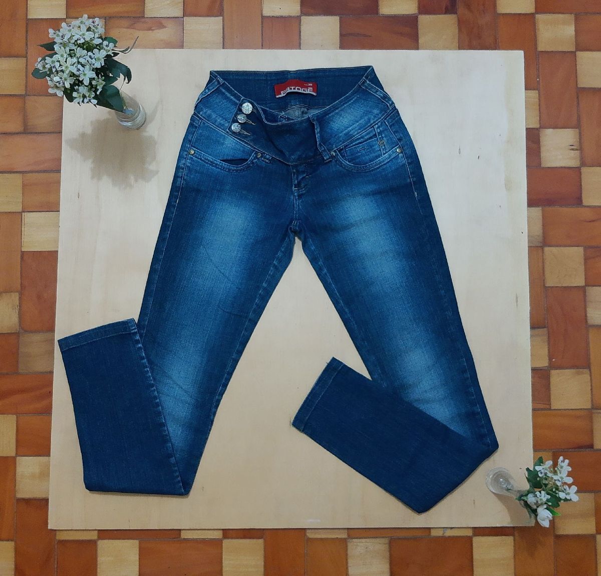 calça jeans feminina patoge