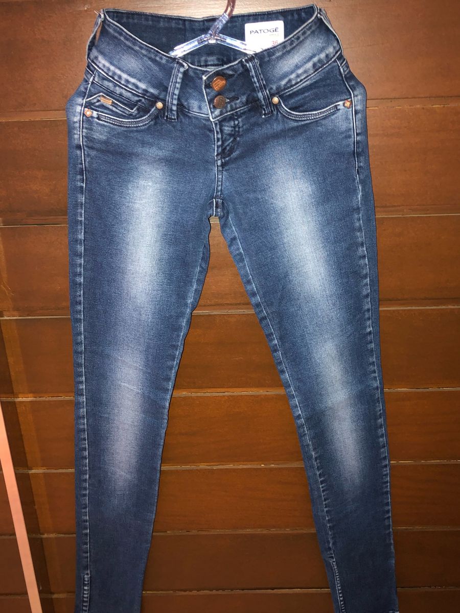 calça jeans patoge cintura alta