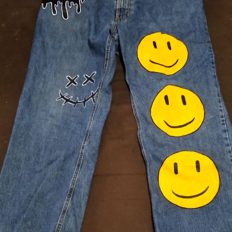 Calça jeans sale personalizada