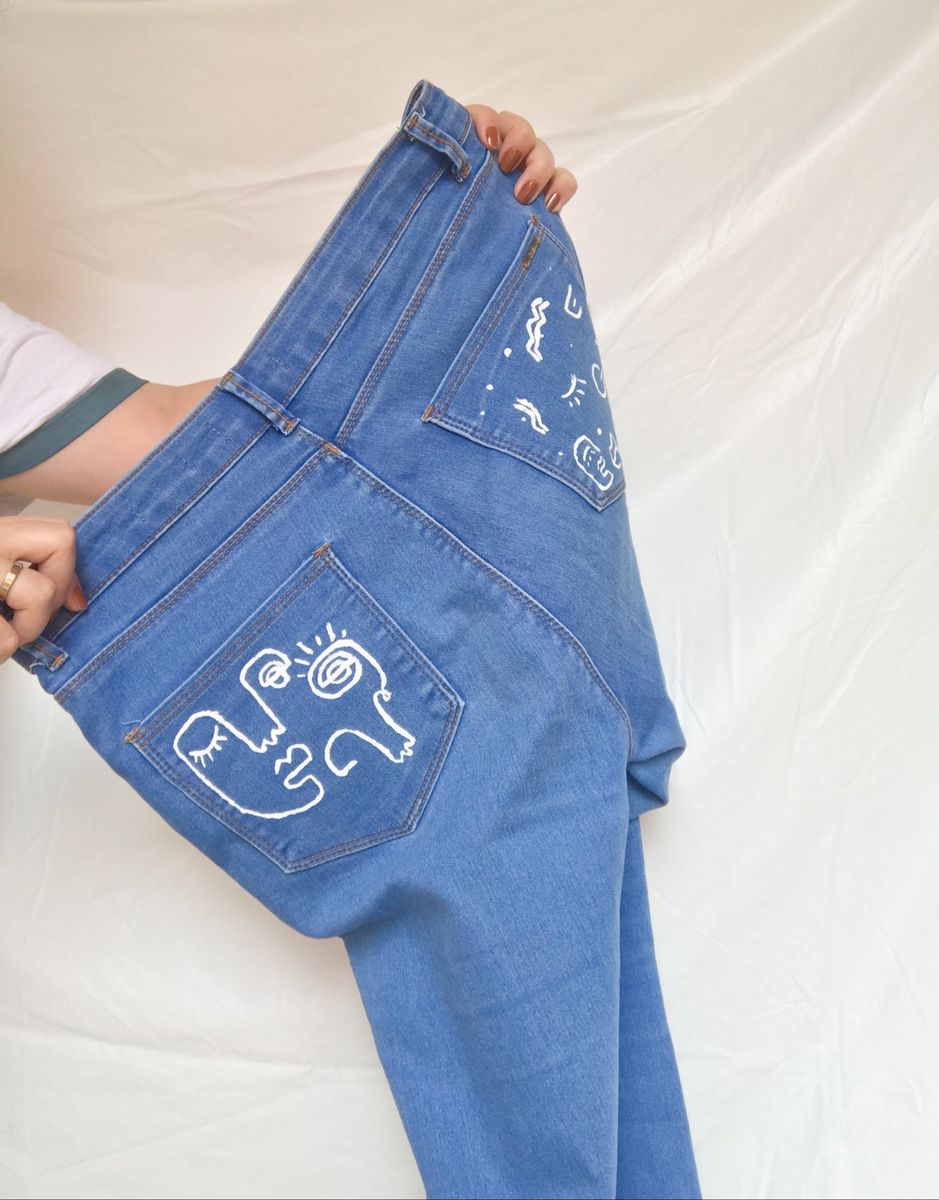 calça jeans personalizada