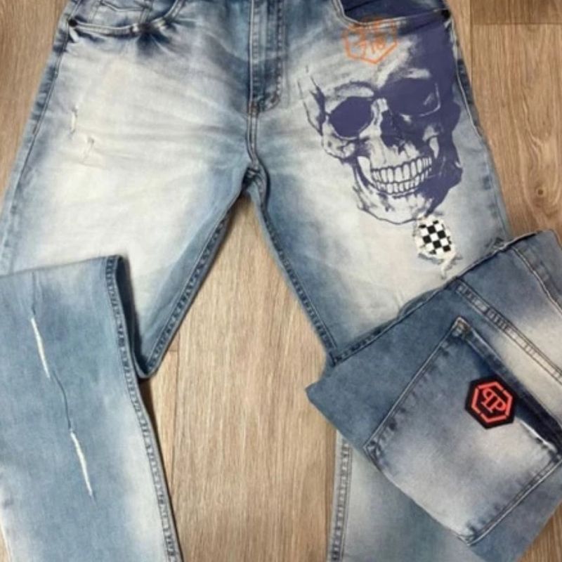 Pantalones Philipp Philipp Plein CalÃ§a Jeans Calça Jeans Philipp