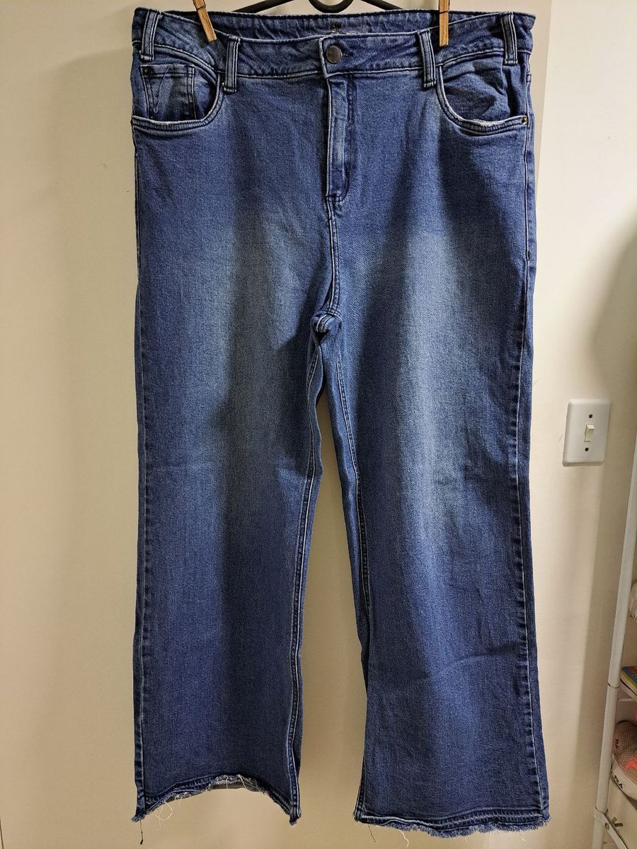 Riachuelo  Calça Capri Jeans com Elastano Plus Size