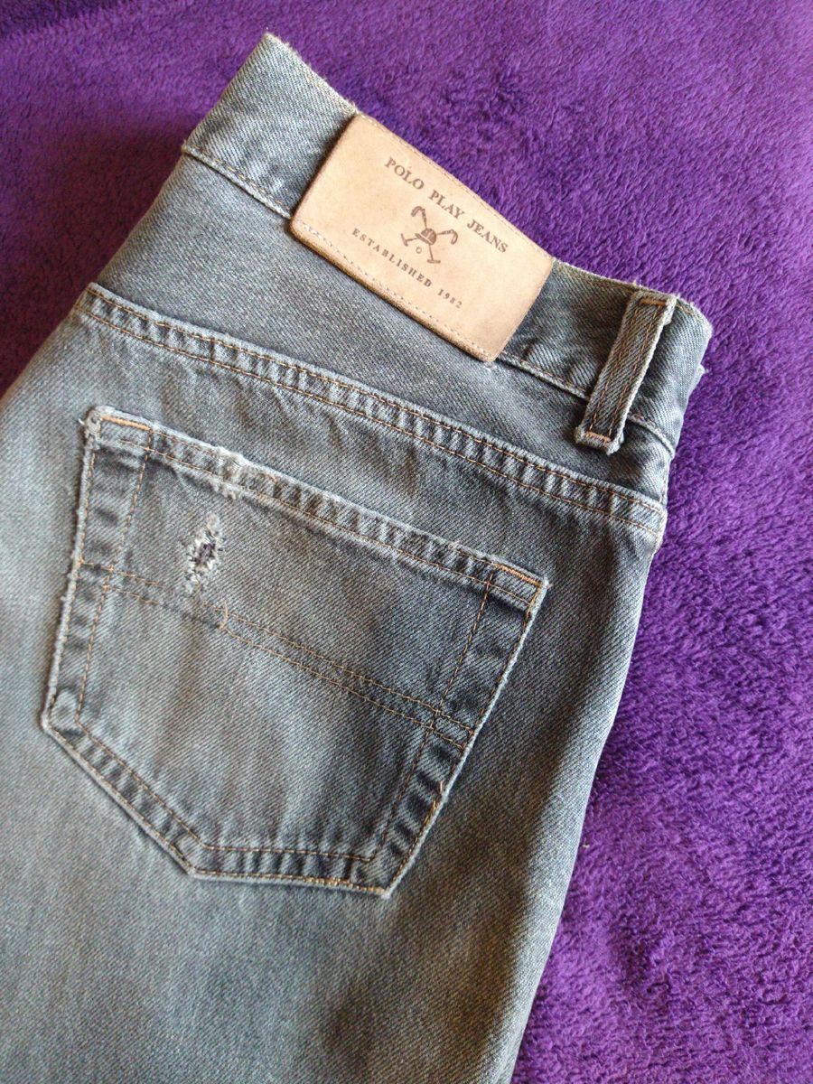 calça jeans masculina polo play