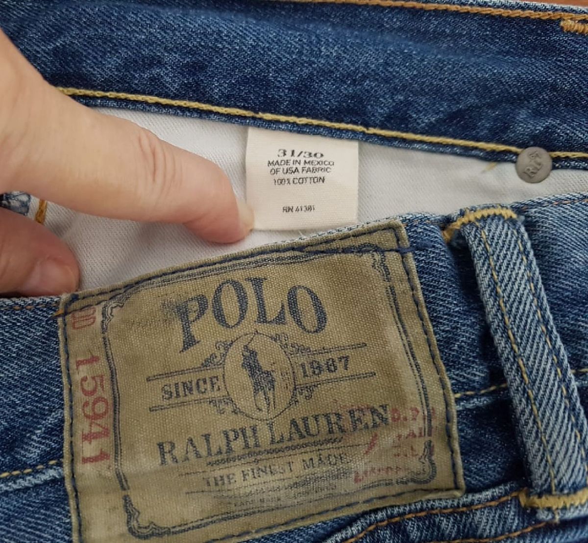 calça jeans ralph lauren masculina