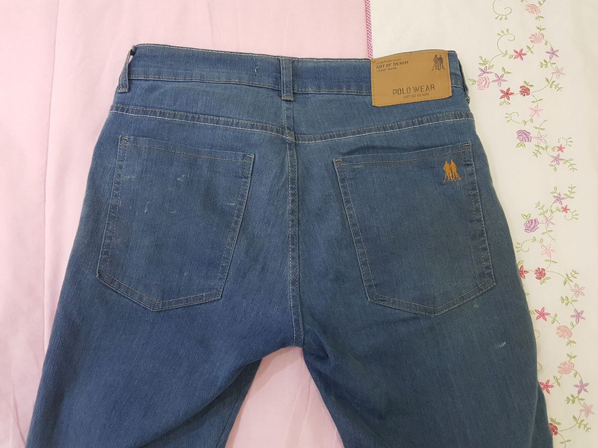 calça jeans polo wear masculina