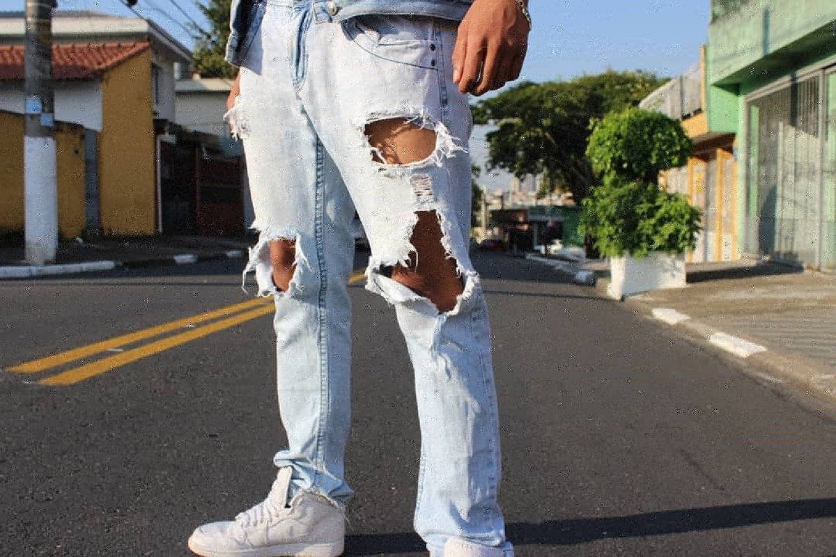 calça jeans masculina prefixo