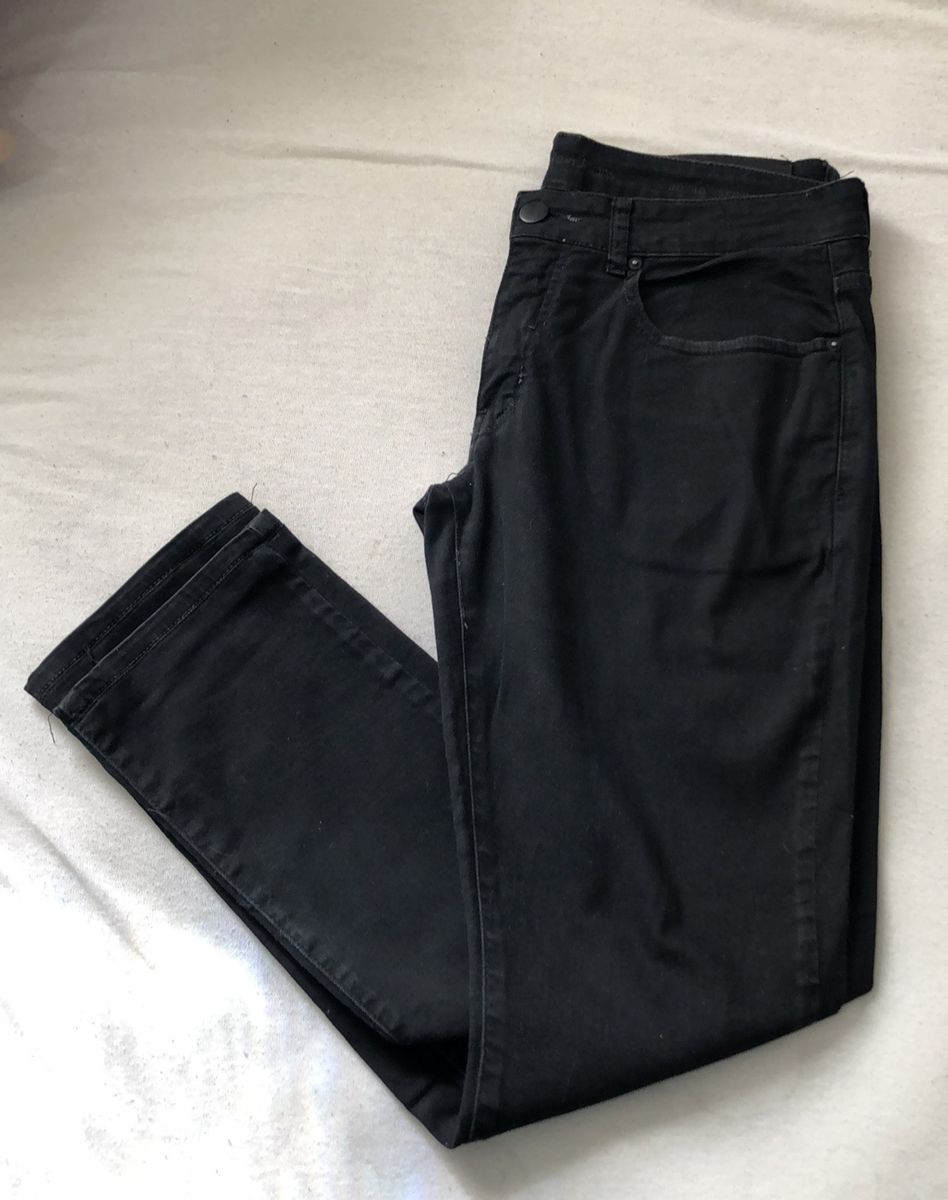 calça jeans preta calvin klein masculina