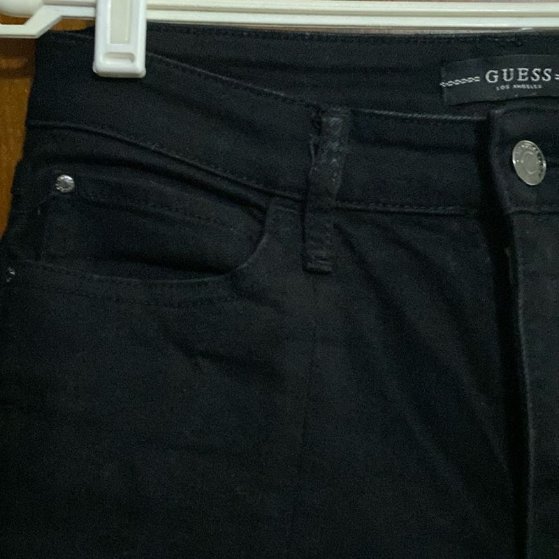 Calça guess 2024 cintura alta