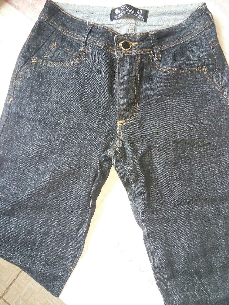calça preta strech feminina