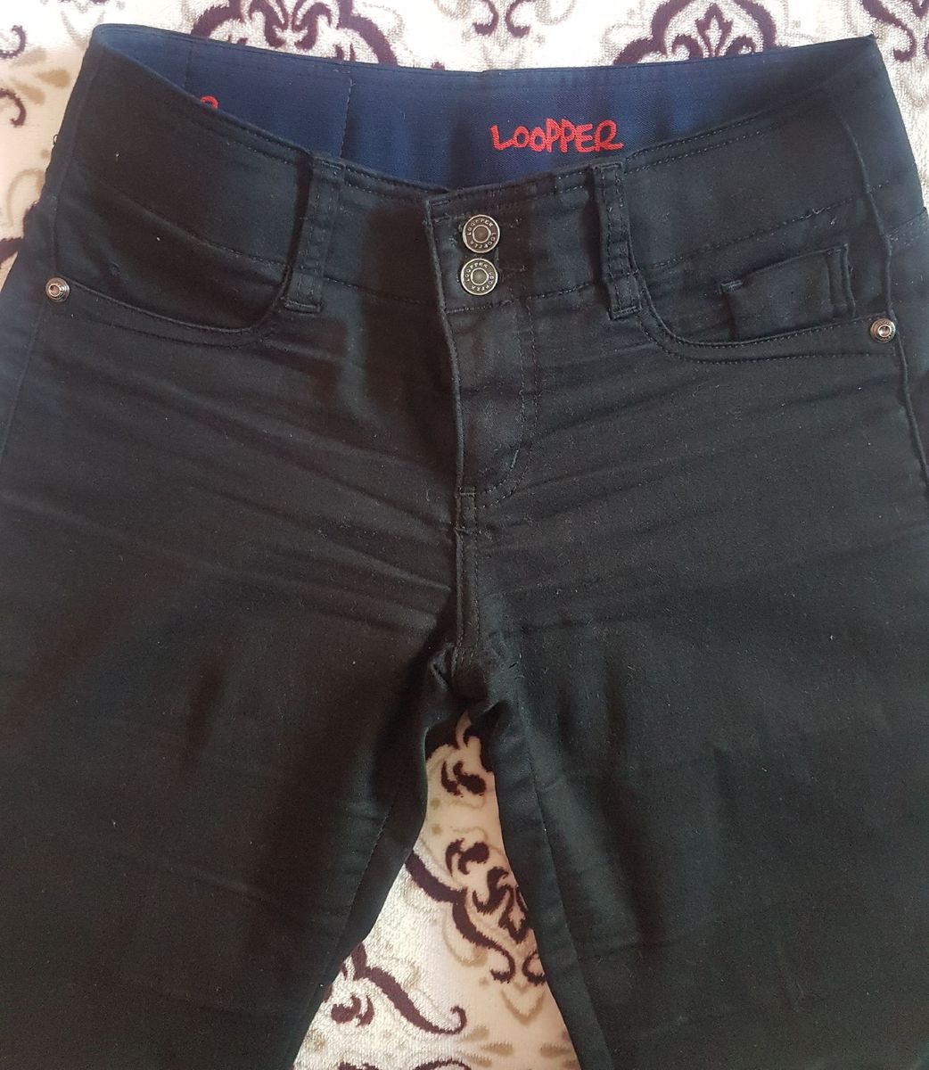 calça loopper preta