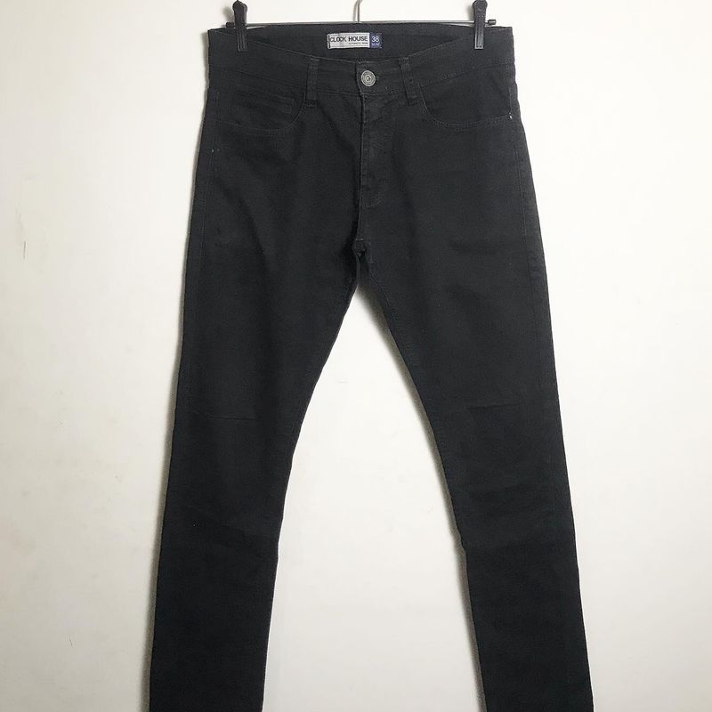 Calça jeans best sale masculina clock house