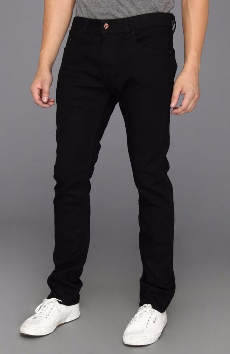 calça jeans preta masculino