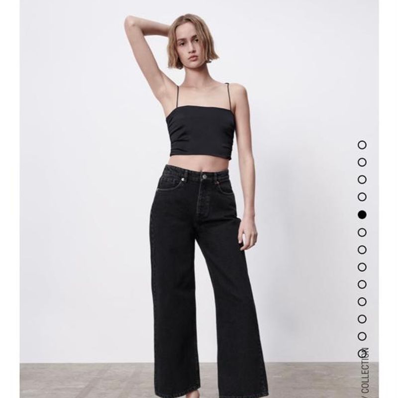 Pantacourt Feminina Pantacourt Jeans Preta Calça Jeans Preta