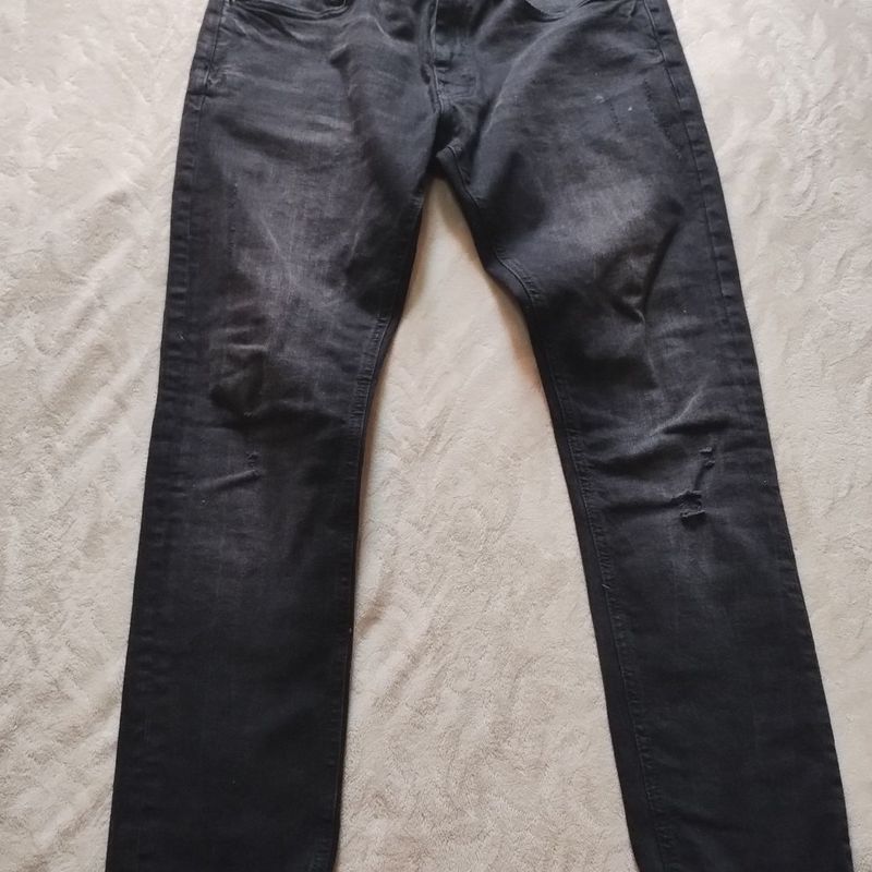 Calça jeans preta masculina hot sale renner