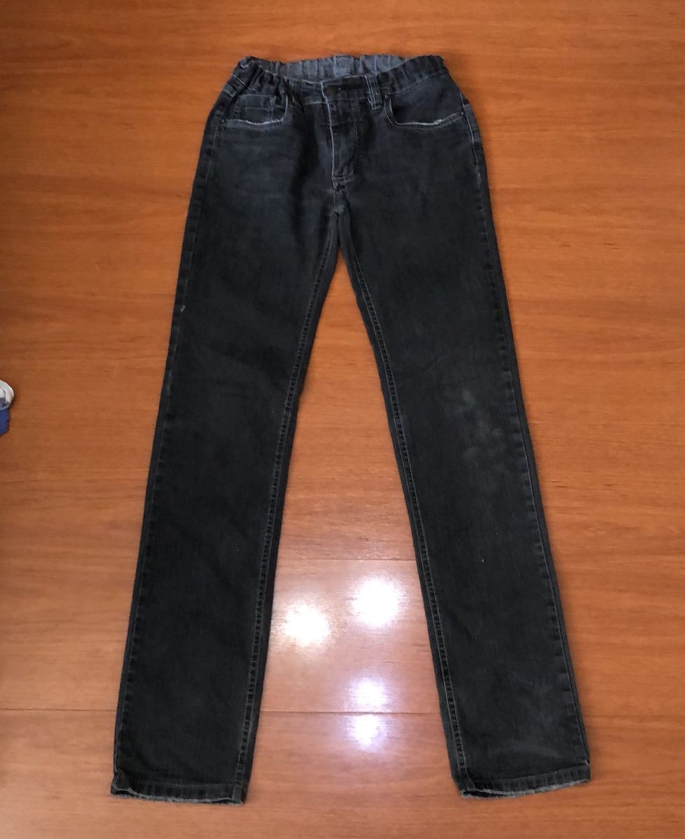 calça jeans slim calvin klein estonada masculina