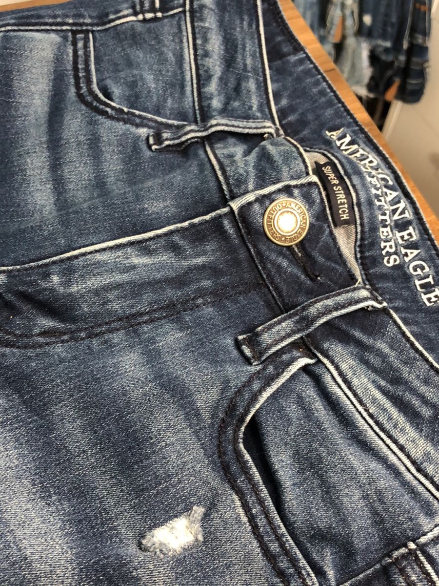 calça jeans numeração americana