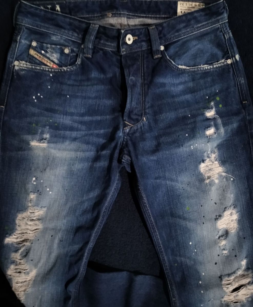 Marca Diesel CalÃ§a Da Diesel Masculina Calça Jeans Rasgada E
