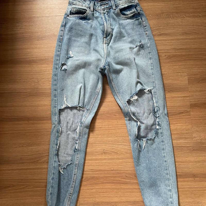 Calça jeans store masculina rasgado renner