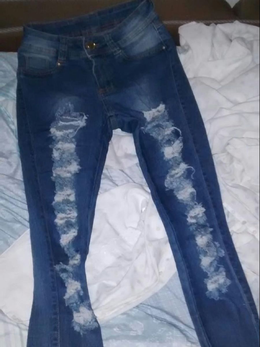 calça jeans feminina usada