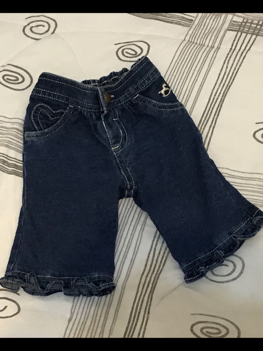 calça jeans bebe recem nascido