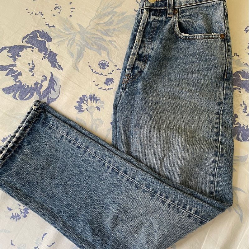 Calça Jeans Reta Calça Feminina Zara Usado 93844614 enjoei