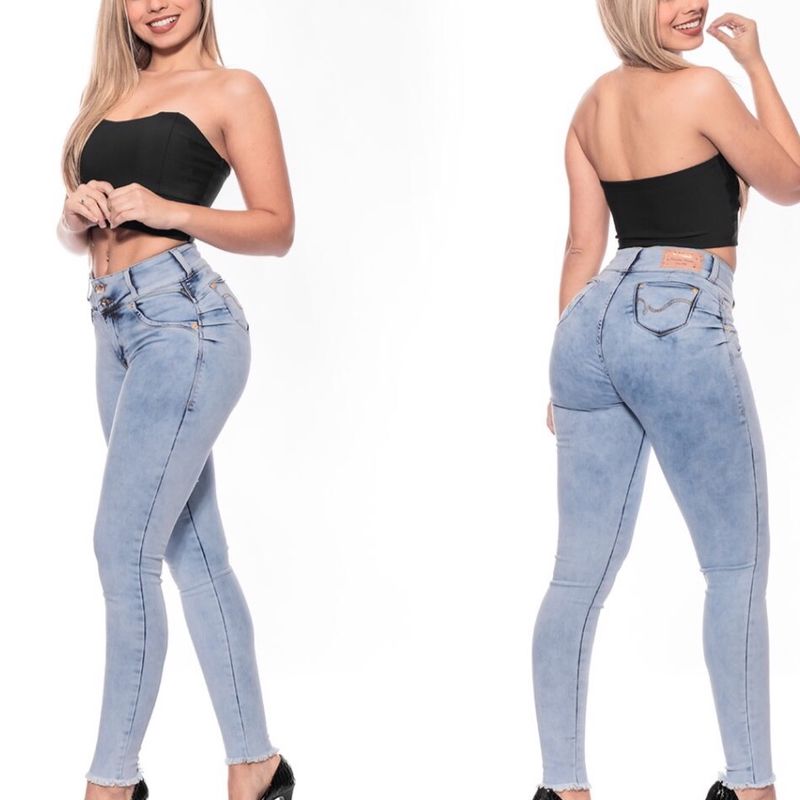 Calça jeans feminina ri19 lançamento ref 67348 em Promoção na