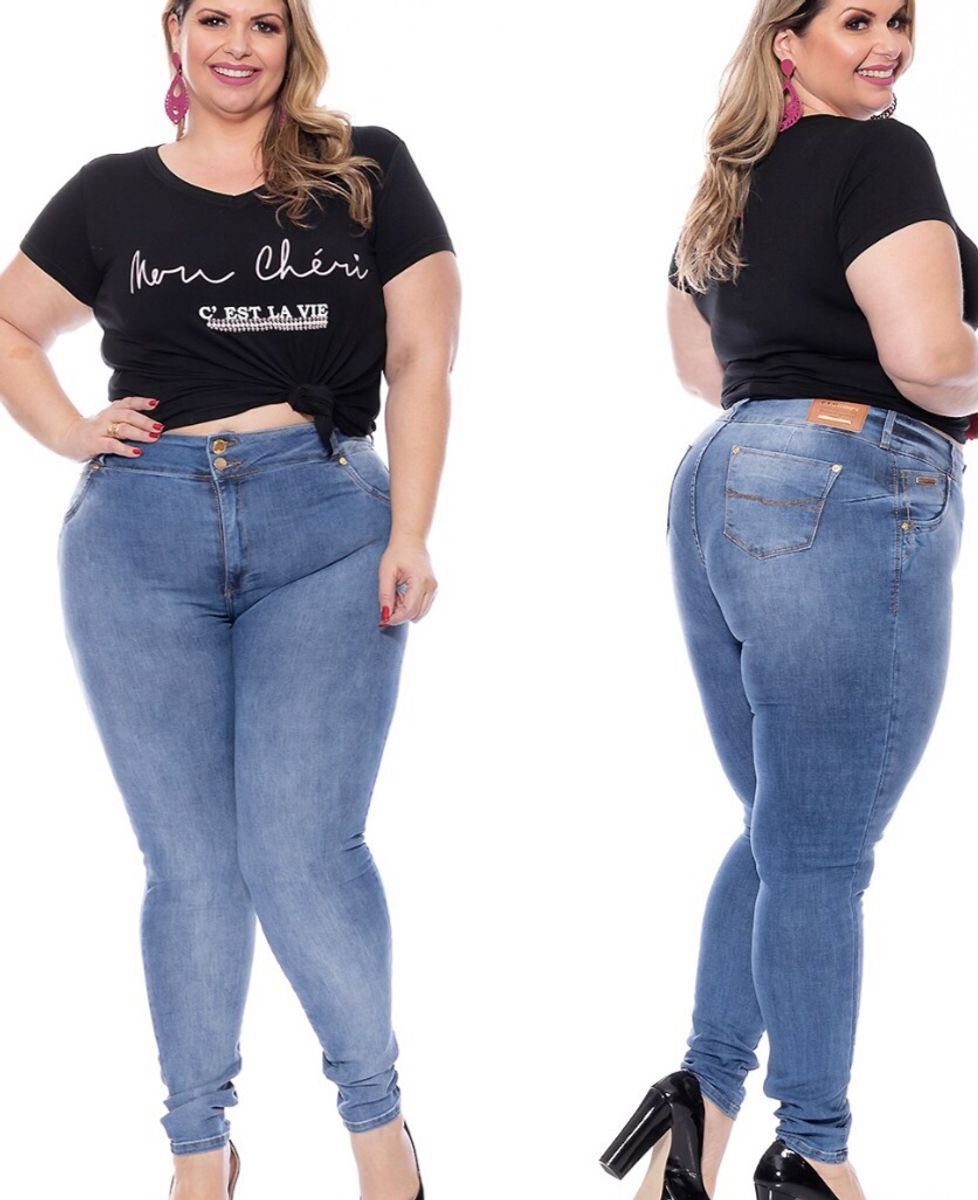 mercado livre calça jeans feminina cintura alta flare