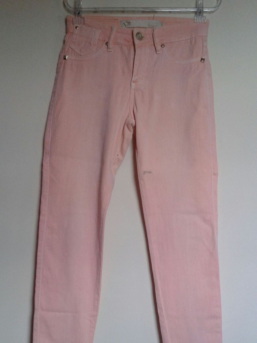 calca jeans rose