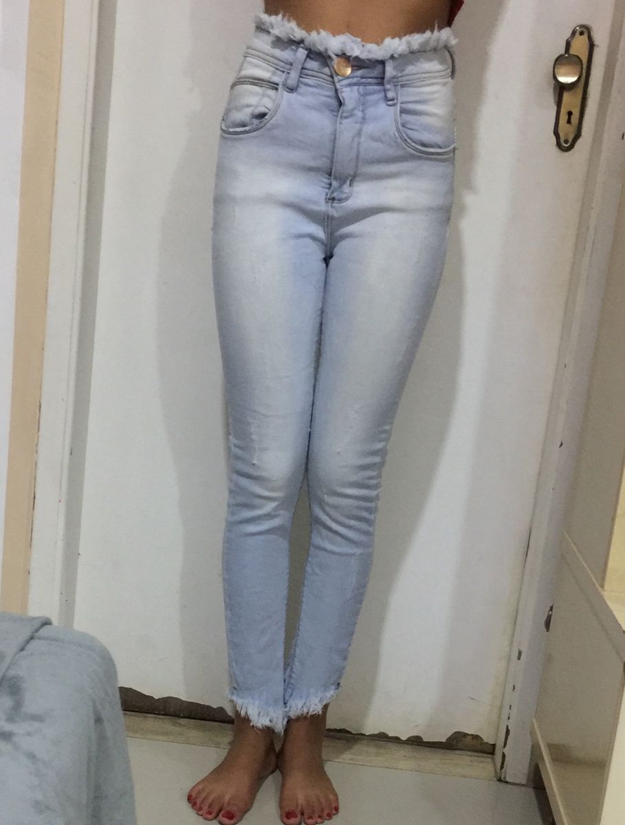 calça jeans feminina sal e pimenta