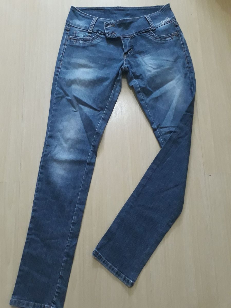 calça jeans feminina sawary com enchimento