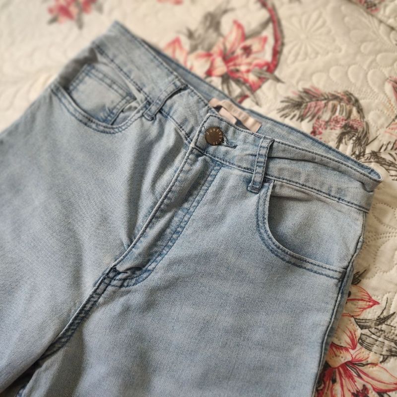 Forever 21 calça jeans best sale cintura alta