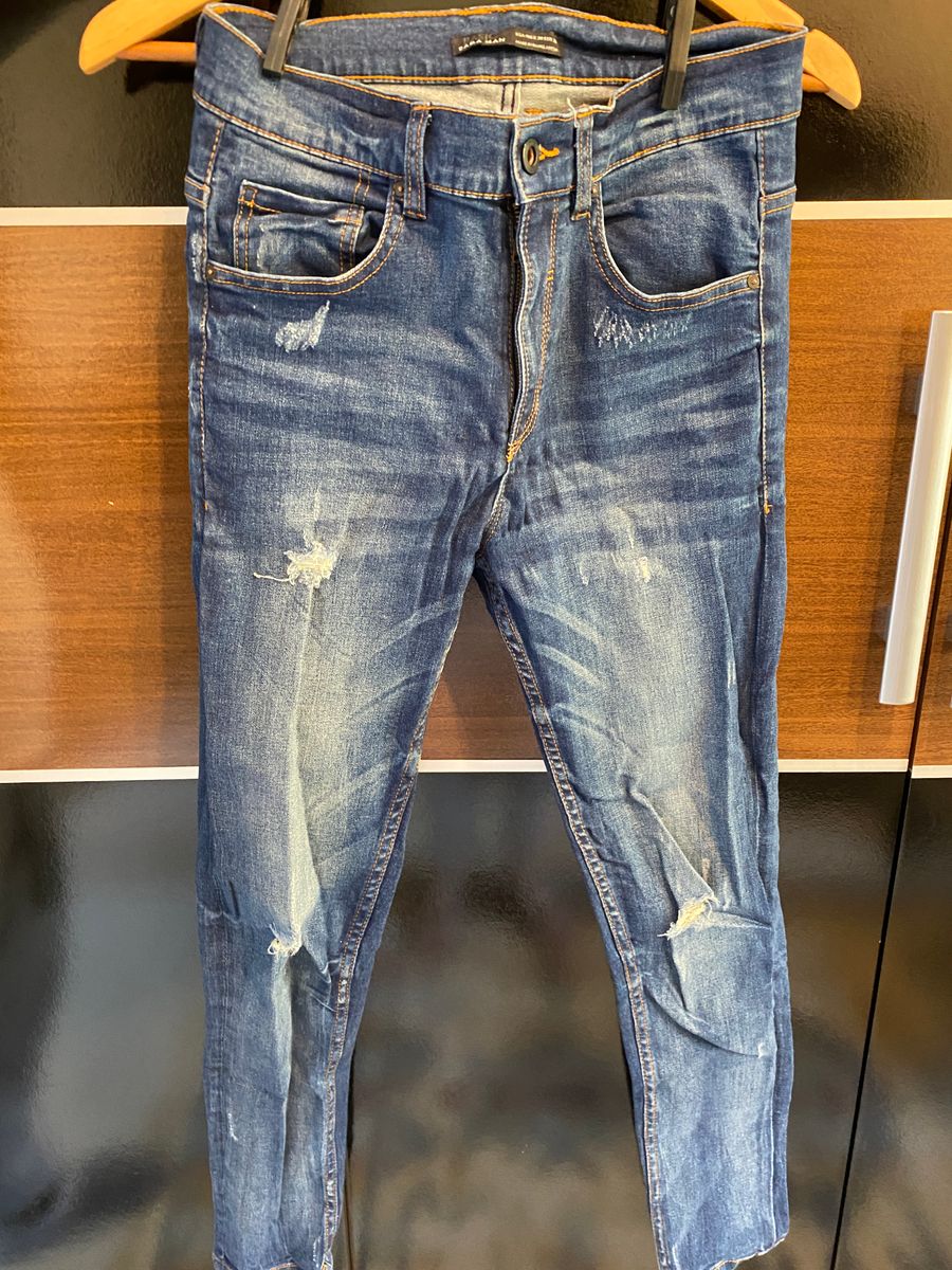 calca jeans masculina zara