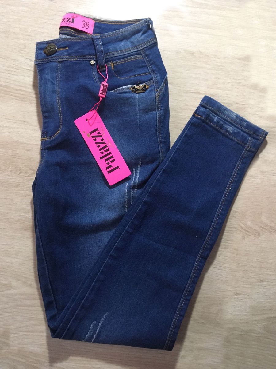 calças jeans palazzi