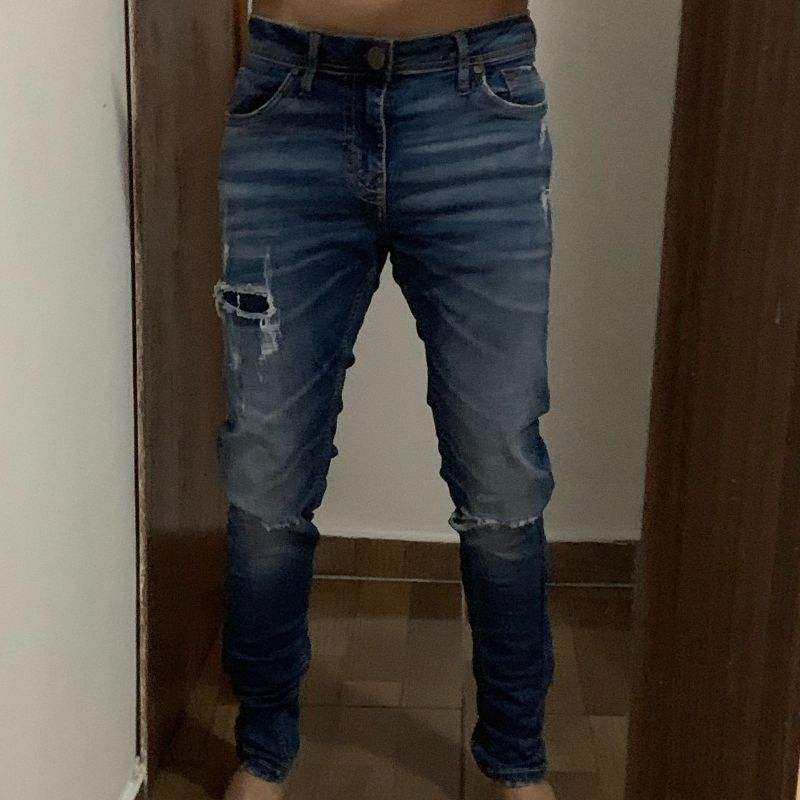 Calça jeans hot sale prefixo