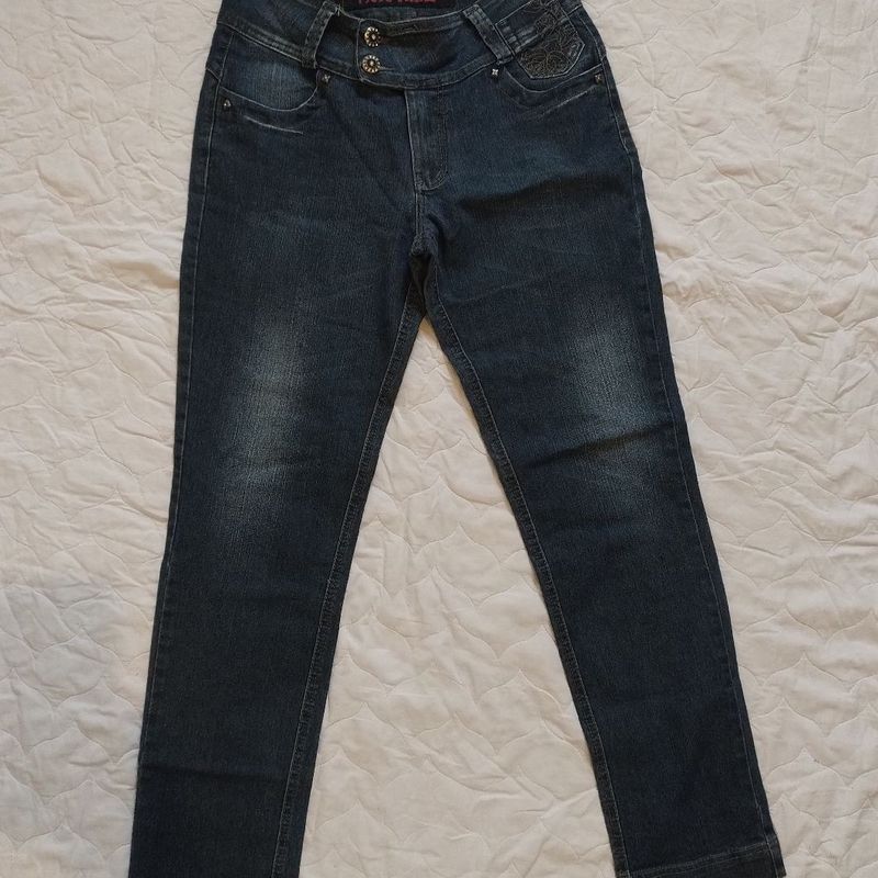 Cal a Jeans Tam 44 Marca V cio Fatal Cal a Feminina V cio Fatal Usado 94491726 enjoei