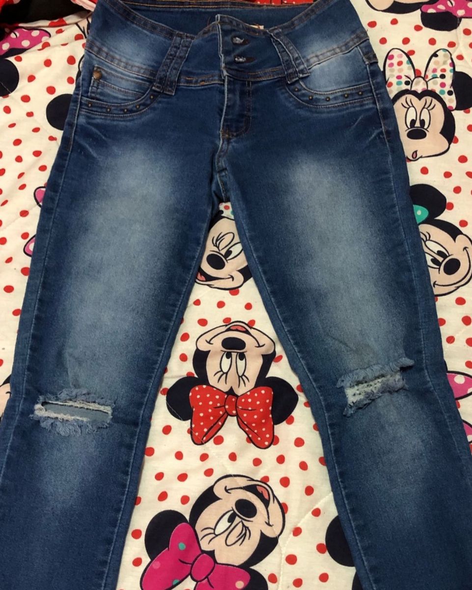 calça jeans tamanho 14