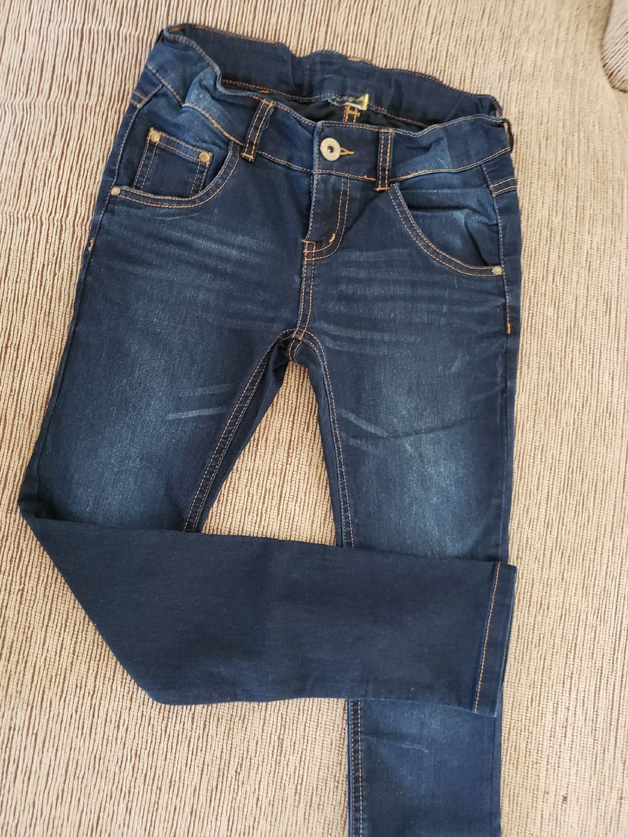 calça jeans infantil tamanho 8