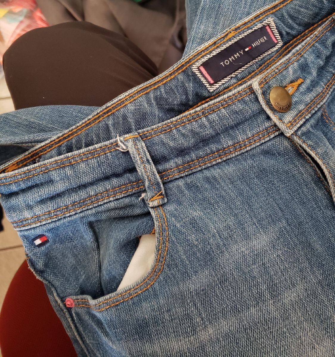 calça jeans feminina tommy hilfiger