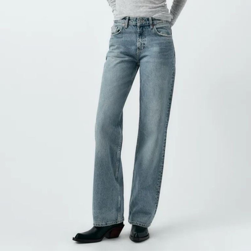 Adererror×Zara Wide Leg Jeans ☆韓国の人気☆Ader Error x Zara Wide Leg Jean.s Blue☆ (ADERERROR