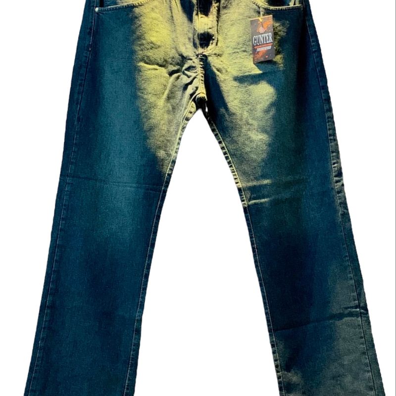 Calça jeans best sale verde masculina