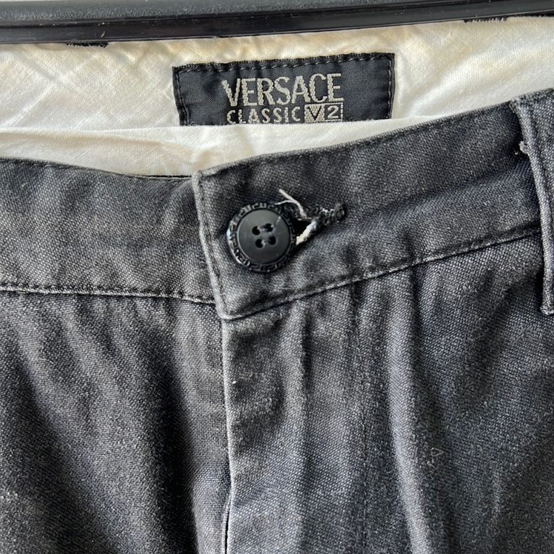 Calça jeans masculina store versace