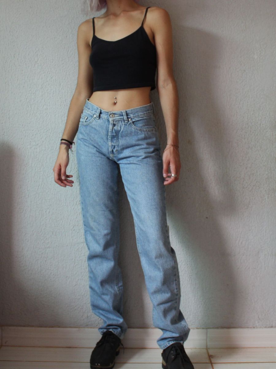 calça jeans vintage feminina