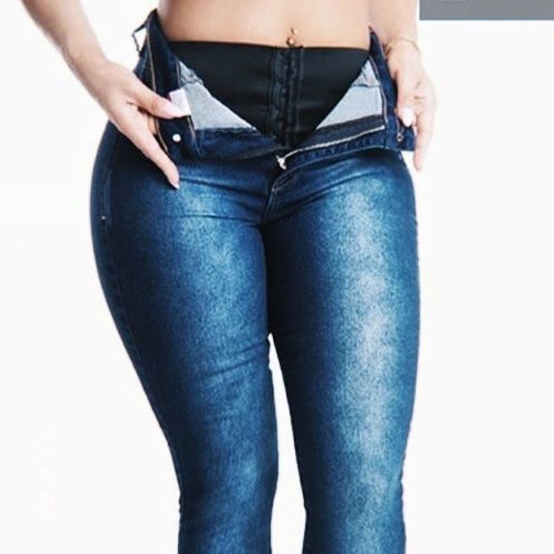 Calça jeans hot sale com cinta interna