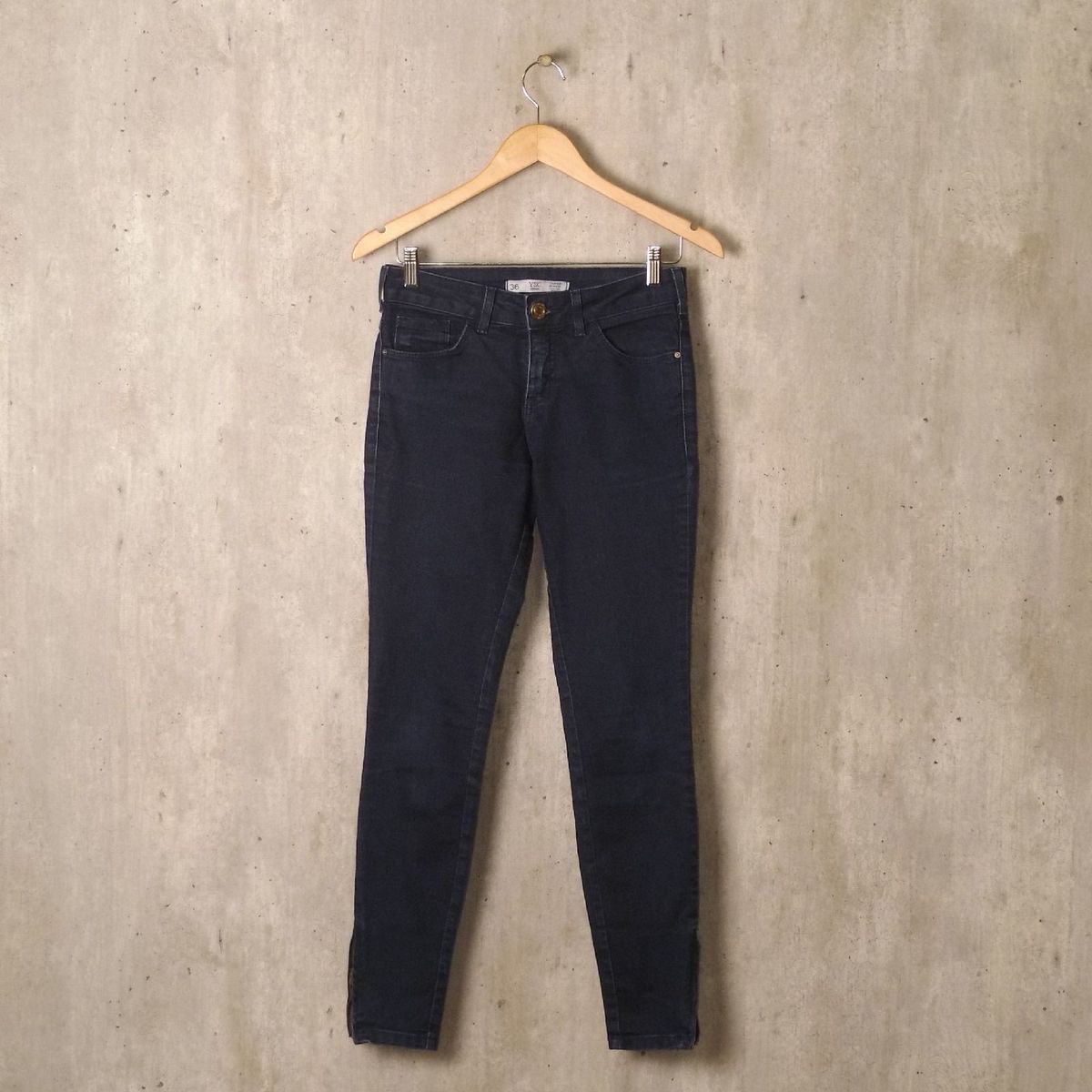 calça ribana feminina jeans