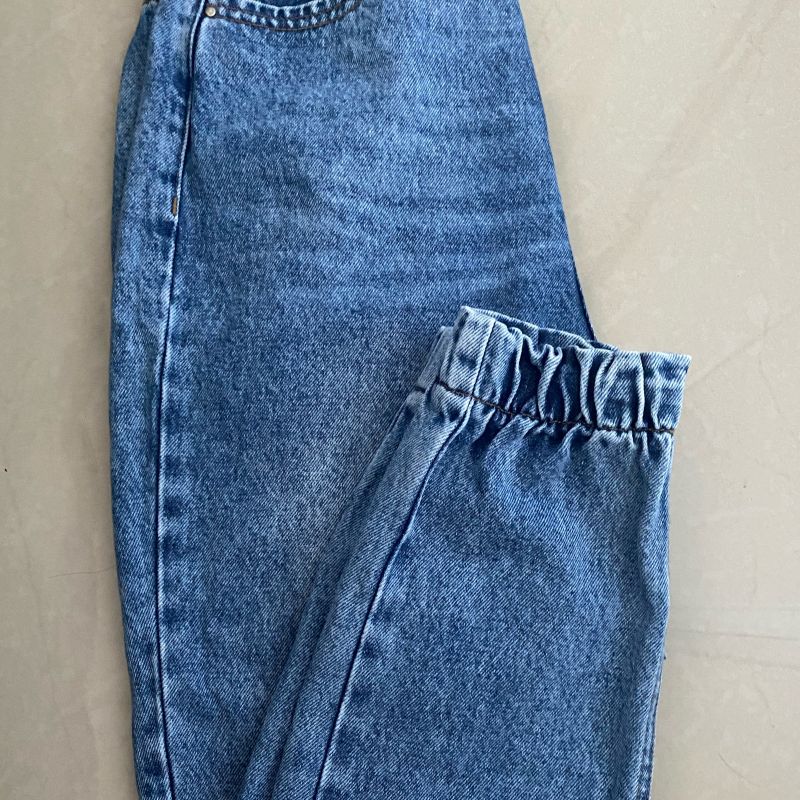 Calça Jeans Youcom com Elástico Na Perna Calça Feminina Youcom - Main Image
