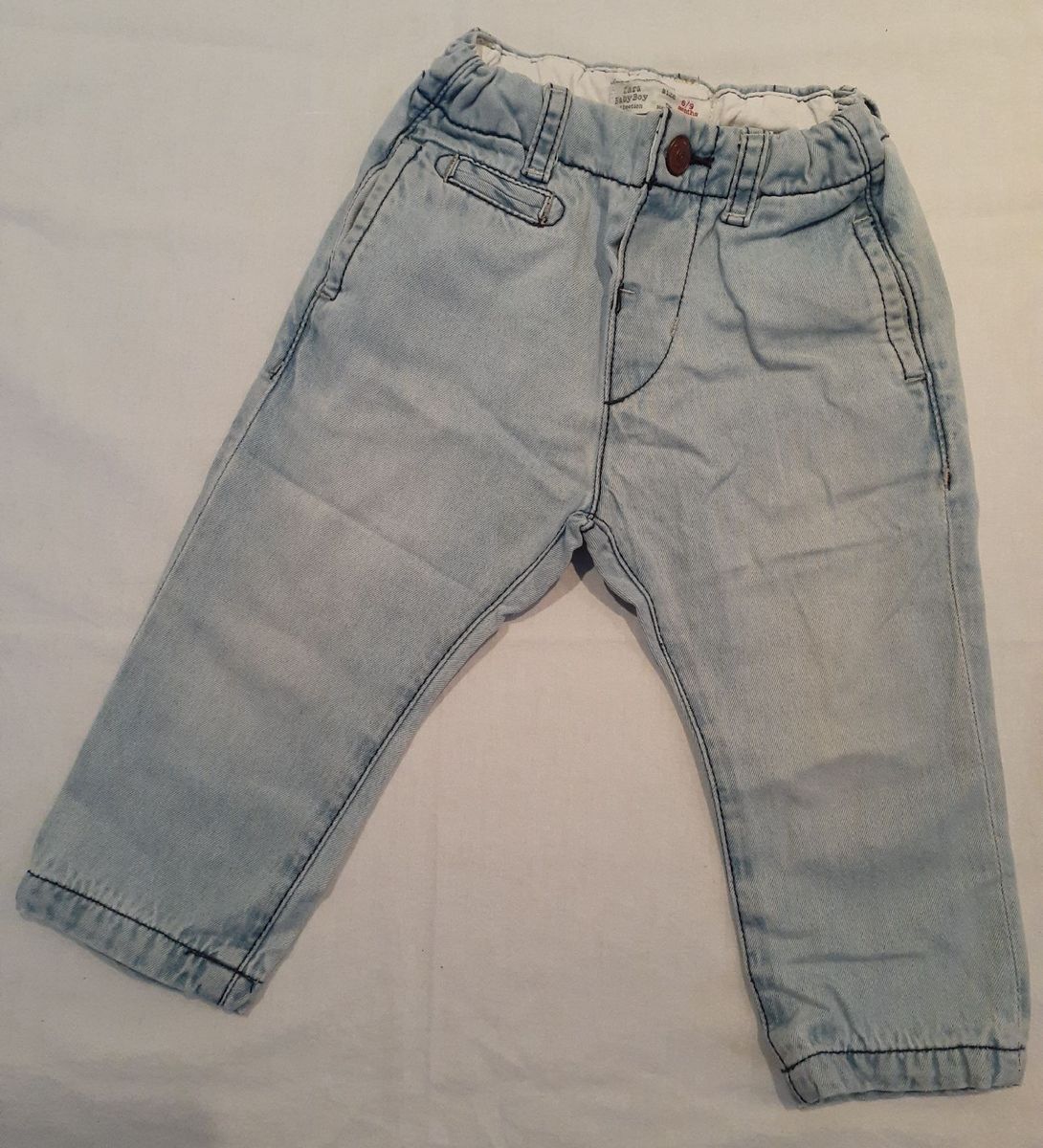 calça jeans zara baby